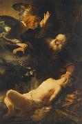 REMBRANDT Harmenszoon van Rijn The Sacrifice of Abraham oil painting on canvas